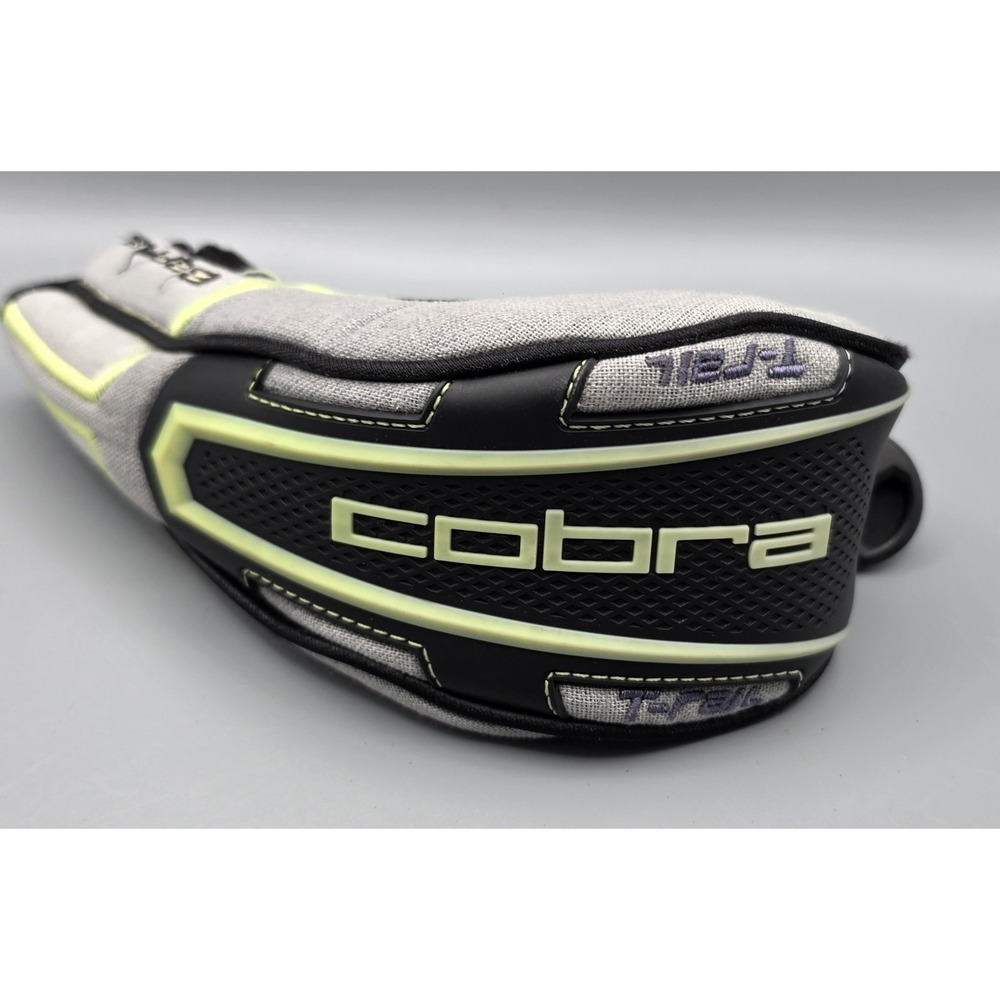 Cobra Baffler T-Rail Hybrid Rescue Golf Headcover Gray Black Neon Yellow